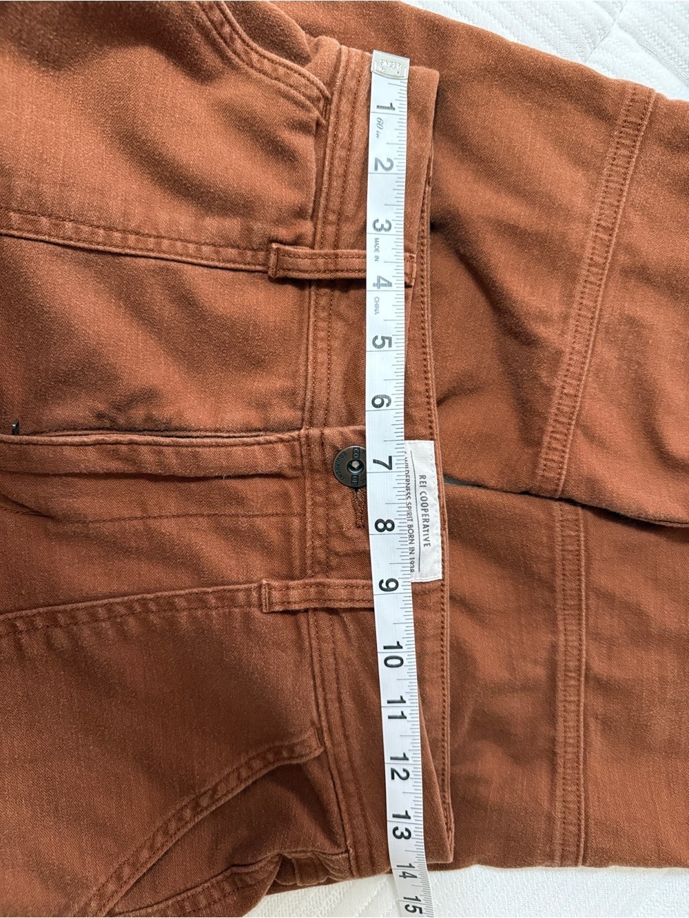 REI Co-op Trailsmith Jogger Pants Women’s 2 Rust Cargo Hiking - Picture 10 of 14